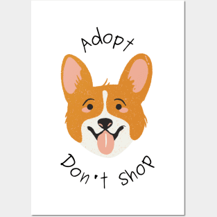 Adopt Don't Shop Dog Posters and Art